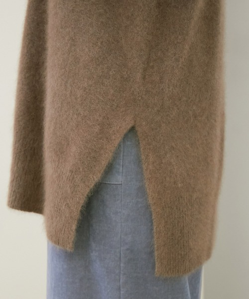 ROPE'（ロペ）の「【シリーズ】ラクーンカシミアVネックニットベスト（ベスト・レディース・ベージュ/ブラウン・38）」の9枚目の写真