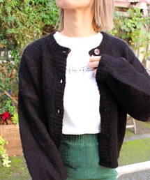 MLI'A | モヘアタッチニットカーディガン(カーディガン/ボレロ)