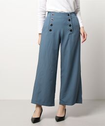 Te chichi | 前ボタンマリンワイドパンツ(その他パンツ)