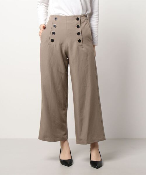 Te chichi(テチチ)の「前ボタンマリンワイドパンツ(その他パンツ・レディース・ネイビー/ブルー/モカ・SMALL/MEDIUM)」の6枚目の写真