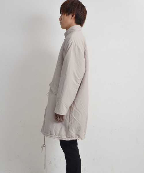 MinoriTY（マイノリティ）の「ボアリバーシブルモッズコート（モッズコート・メンズ・カーキ/ベージュ系その他/チャコール・M/L）」の13枚目の写真