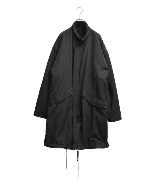 MinoriTY（マイノリティ）の「ボアリバーシブルモッズコート（モッズコート・メンズ・カーキ/ベージュ系その他/チャコール・M/L）」の15枚目の写真