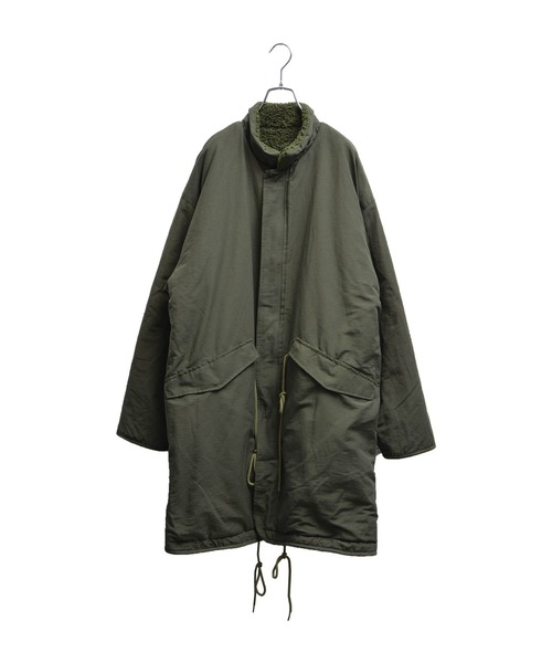 MinoriTY（マイノリティ）の「ボアリバーシブルモッズコート（モッズコート・メンズ・カーキ/ベージュ系その他/チャコール・M/L）」の17枚目の写真