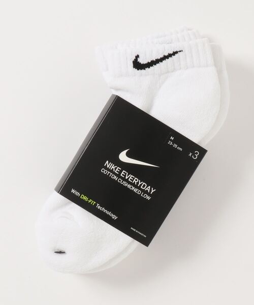 NIKE(ナイキ)の「NIKE/ナイキ 3Pエブリデイクッションローソックス(ソックス/靴下・レディース・ホワイト/ブラック・23/21)」の8枚目の写真