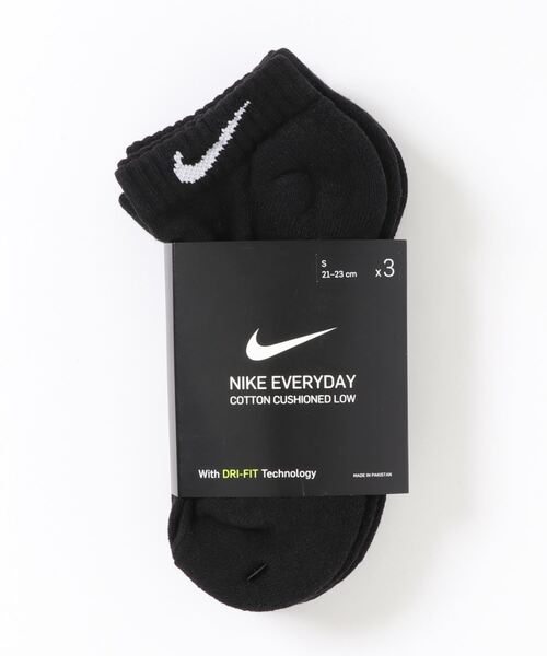 NIKE(ナイキ)の「NIKE/ナイキ 3Pエブリデイクッションローソックス(ソックス/靴下・レディース・ホワイト/ブラック・23/21)」の9枚目の写真
