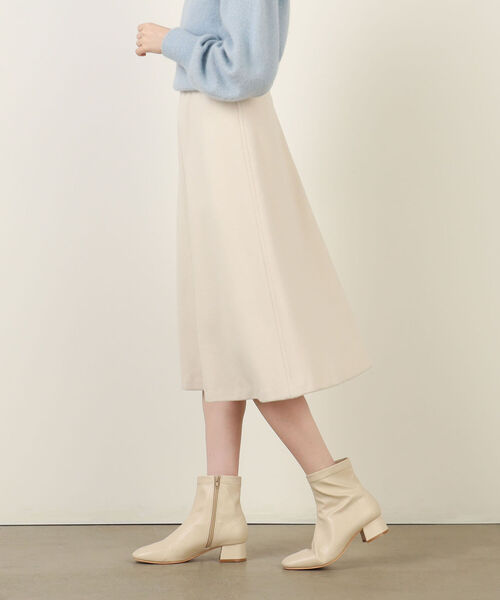 NOLLEY’S(ノーリーズ)の「アンゴラビーバーフレアスカート(スカート・レディース・サックスブルー/ベージュ・36/38/34)」の14枚目の写真