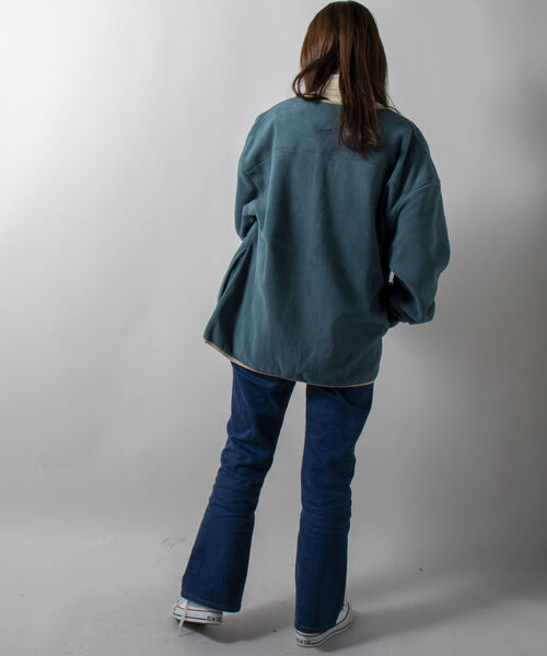 DISCUS ATHLETIC（ディスカス　アスレチック）の「【WEB限定】【DISCUS ATHLETIC】フリースジップカーディガン（カーディガン/ボレロ・メンズ・グレー/ブラック/ダークグリーン・LARGE/X-LARGE/MEDIUM）」の6枚目の写真