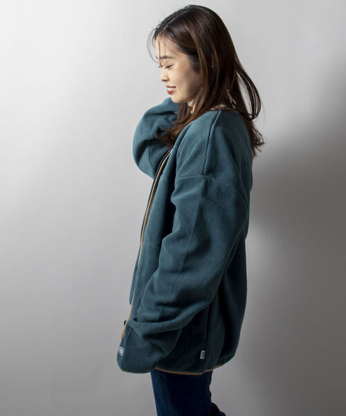 DISCUS ATHLETIC（ディスカス　アスレチック）の「【WEB限定】【DISCUS ATHLETIC】フリースジップカーディガン（カーディガン/ボレロ・メンズ・グレー/ブラック/ダークグリーン・LARGE/X-LARGE/MEDIUM）」の8枚目の写真