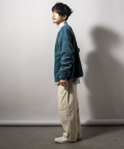 DISCUS ATHLETIC（ディスカス　アスレチック）の「【WEB限定】【DISCUS ATHLETIC】フリースジップカーディガン（カーディガン/ボレロ・メンズ・グレー/ブラック/ダークグリーン・LARGE/X-LARGE/MEDIUM）」の11枚目の写真