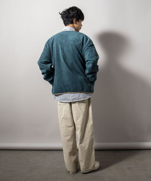 DISCUS ATHLETIC（ディスカス　アスレチック）の「【WEB限定】【DISCUS ATHLETIC】フリースジップカーディガン（カーディガン/ボレロ・メンズ・グレー/ブラック/ダークグリーン・LARGE/X-LARGE/MEDIUM）」の12枚目の写真