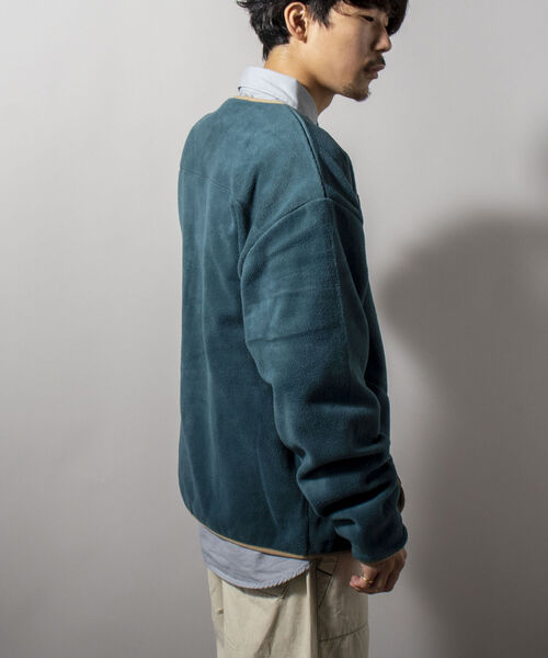 DISCUS ATHLETIC（ディスカス　アスレチック）の「【WEB限定】【DISCUS ATHLETIC】フリースジップカーディガン（カーディガン/ボレロ・メンズ・グレー/ブラック/ダークグリーン・LARGE/X-LARGE/MEDIUM）」の15枚目の写真