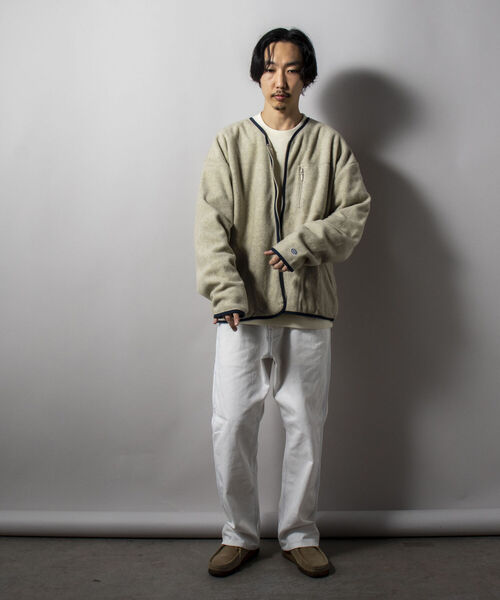 DISCUS ATHLETIC（ディスカス　アスレチック）の「【WEB限定】【DISCUS ATHLETIC】フリースジップカーディガン（カーディガン/ボレロ・メンズ・グレー/ブラック/ダークグリーン・LARGE/X-LARGE/MEDIUM）」の20枚目の写真