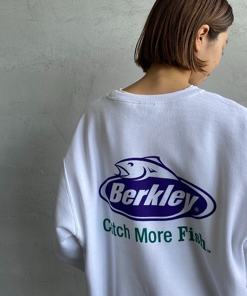 Russell Athletic（ラッセルアスレティック）の「[RUSSELL ATHLETIC/ラッセル アスレチック] BERKLEY×RUSSELL ATHLETIC 別注 オーバルロゴプリントスウェット（スウェット・レディース・ホワイト/ライトグレー・L/XL）」の13枚目の写真