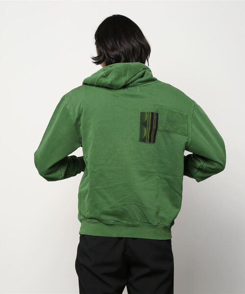 HONOR THE GIFT(オナーザギフト)の「NOMAD HOODIE(パーカー・メンズ・ブラック/グリーン/オフホワイト/ベージュ・XL/XXL/M/L/S)」の7枚目の写真