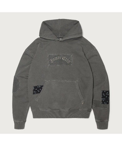 HONOR THE GIFT(オナーザギフト)の「NOMAD HOODIE(パーカー・メンズ・ブラック/グリーン/オフホワイト/ベージュ・XL/XXL/M/L/S)」の3枚目の写真