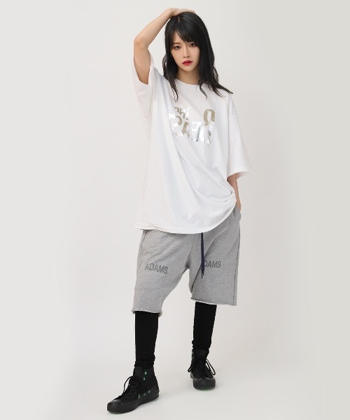 RADIO EVA(ラヂオエヴァ)の「RADIO EVA 714 ADAMS Saruel Sweat Short Pants(その他パンツ・メンズ・ブラック/グレー・FREE)」の12枚目の写真