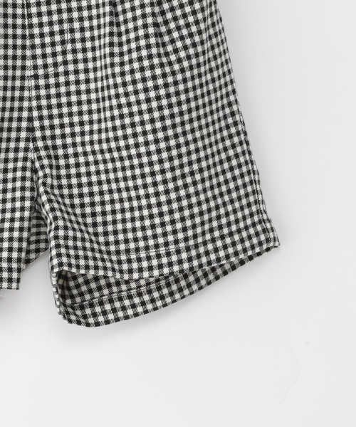 GLOBAL WORK（グローバルワーク）の「【キッズ】イージーケア／チェックショーツ/254763（その他パンツ・キッズ・ダークブラウン/その他・110cm/100cm/120cm/130cm/140cm/150cm/160cm）」の8枚目の写真