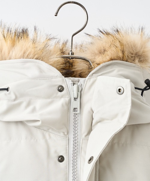 DANTON（ダントン）の「＃※【DANTON/ダントン】FAKE FUR HOODED DOWN JK/フェイクファーフードダウンジャケット（ダウンジャケット/コート・レディース・グレー/ブラック・SMALL/MEDIUM）」の13枚目の写真