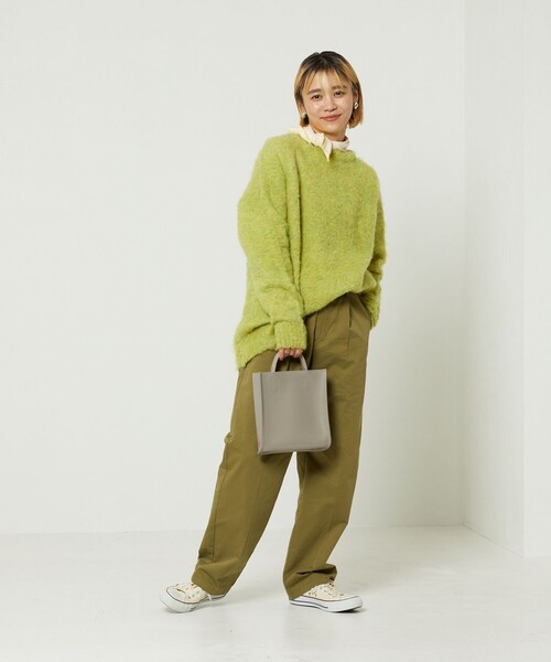 FREAK'S STORE(フリークスストア)の「ブークレニット(ニット/セーター・レディース・サックスブルー/ブルーグリーン/パープル/オレンジ・フリ-)」の8枚目の写真