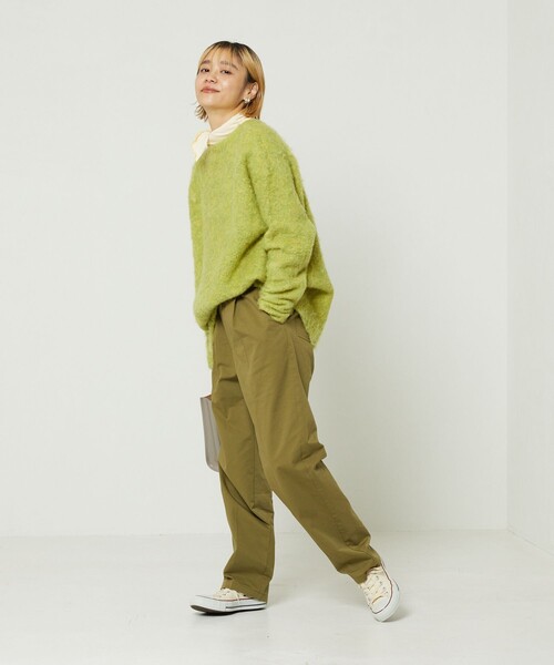 FREAK'S STORE(フリークスストア)の「ブークレニット(ニット/セーター・レディース・サックスブルー/ブルーグリーン/パープル/オレンジ・フリ-)」の9枚目の写真