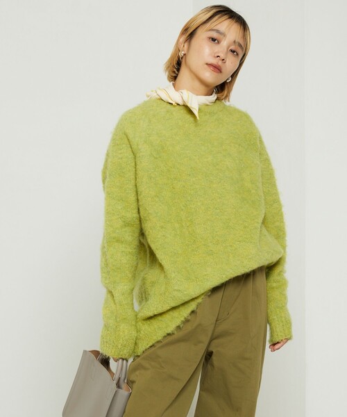 FREAK'S STORE(フリークスストア)の「ブークレニット(ニット/セーター・レディース・サックスブルー/ブルーグリーン/パープル/オレンジ・フリ-)」の11枚目の写真