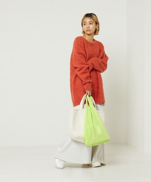 FREAK'S STORE(フリークスストア)の「ブークレニット(ニット/セーター・レディース・サックスブルー/ブルーグリーン/パープル/オレンジ・フリ-)」の14枚目の写真