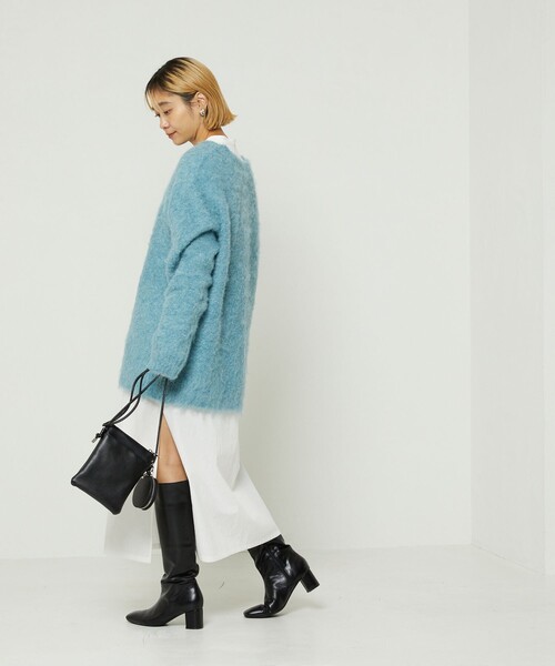 FREAK'S STORE(フリークスストア)の「ブークレニット(ニット/セーター・レディース・サックスブルー/ブルーグリーン/パープル/オレンジ・フリ-)」の20枚目の写真