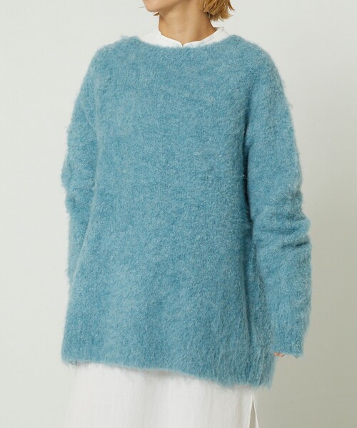 FREAK'S STORE(フリークスストア)の「ブークレニット(ニット/セーター・レディース・サックスブルー/ブルーグリーン/パープル/オレンジ・フリ-)」の22枚目の写真