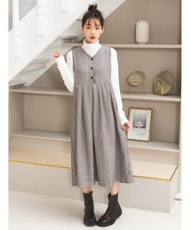 fifth calin | ヘリンボーンジャンパースカート(ワンピース)