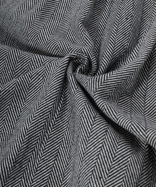 fifth calin（フィフスカラン）の「ヘリンボーンジャンパースカート（ワンピース・レディース・ブラック/ブラウン・MEDIUM）」の9枚目の写真