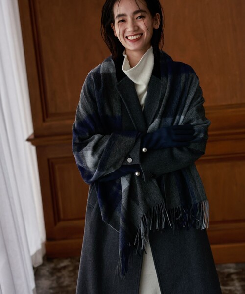 LOVELESS(ラブレス)の「フェイクスエードグローブ(手袋・レディース・チャコールグレー/ネイビー・FREE)」の3枚目の写真