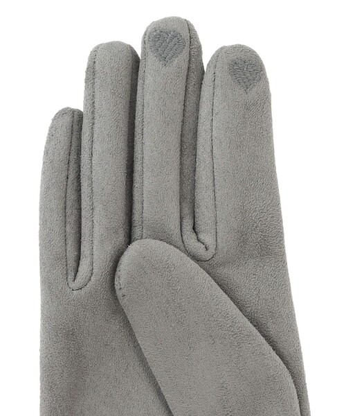 LOVELESS(ラブレス)の「フェイクスエードグローブ(手袋・レディース・チャコールグレー/ネイビー・FREE)」の6枚目の写真