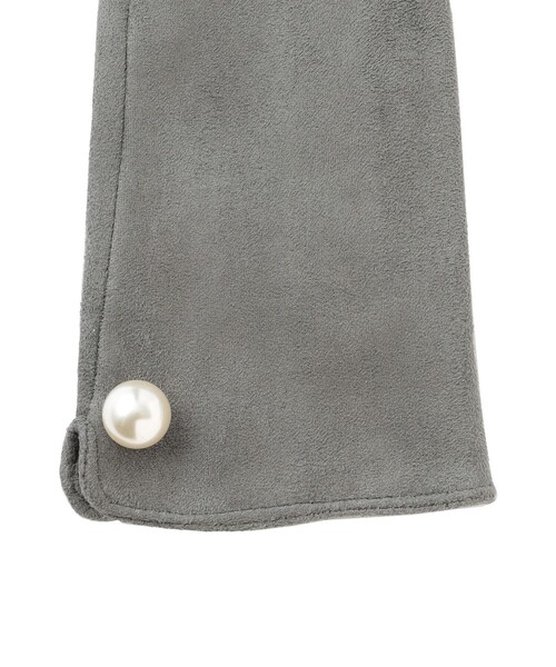 LOVELESS(ラブレス)の「フェイクスエードグローブ(手袋・レディース・チャコールグレー/ネイビー・FREE)」の9枚目の写真