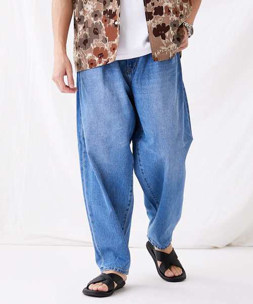 JOURNAL STANDARD（ジャーナルスタンダード）の「【人気デニム殿堂入りベストセラー】デニムトレイルバルーンパンツ（デニムパンツ・メンズ・ブラック系その他/ナチュラル/ブルー系その他/ブルー系その他2・SMALL/MEDIUM/LARGE）」の4枚目の写真