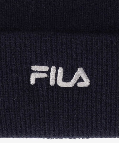 FILA（フィラ）の「FILA LINEAR AC WATCH（ニットキャップ/ビーニー・メンズ・ネイビー/ブラック/ベージュ/ブラウン・FREE）」の15枚目の写真