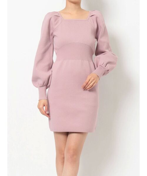 RESEXXY（リゼクシー）の「スクエアネックミニワンピース（ワンピース・レディース・ブラック/グレー/ピンク/ミント・FREE）」の18枚目の写真