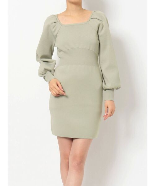 RESEXXY（リゼクシー）の「スクエアネックミニワンピース（ワンピース・レディース・ブラック/グレー/ピンク/ミント・FREE）」の17枚目の写真