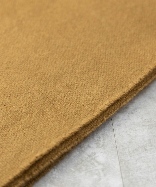 NYLAUS（ナイラス）の「アクリル 大判ストールマフラー（マフラー・メンズ・ブラック/ネイビー/グレー/キャメル/ブラック系/グレー系・FREE）」の11枚目の写真