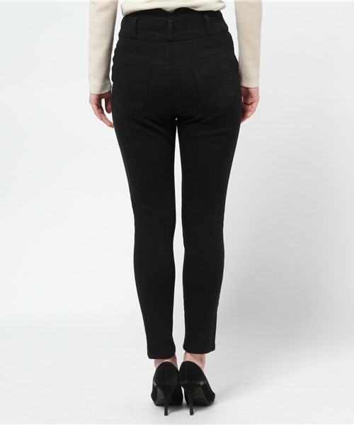 DISCOAT（ディスコート）の「【Discoat】裏起毛ハイウエストスキニー（その他パンツ・レディース・ブラック/ネイビー・LARGE/MEDIUM/SMALL）」の5枚目の写真