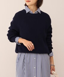 UNTITLED（アンタイトル）の「◆オーガニックコットン ラグランニット【洗える】（ニット/セーター）」