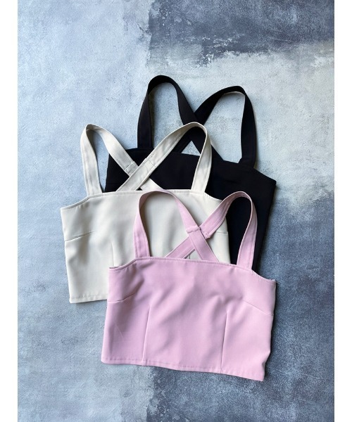 ENVYM（アンビー）の「クロップドビスチェ（その他トップス・レディース・ブラック/ピンク/アイボリー・FREE）」の13枚目の写真