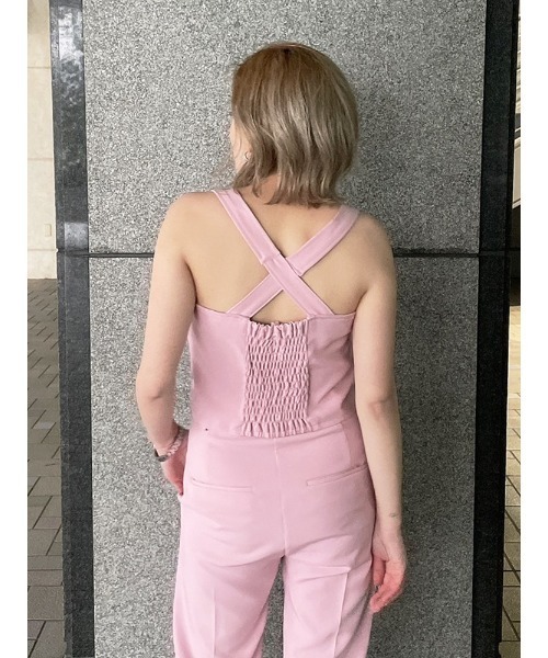 ENVYM（アンビー）の「クロップドビスチェ（その他トップス・レディース・ブラック/ピンク/アイボリー・FREE）」の5枚目の写真