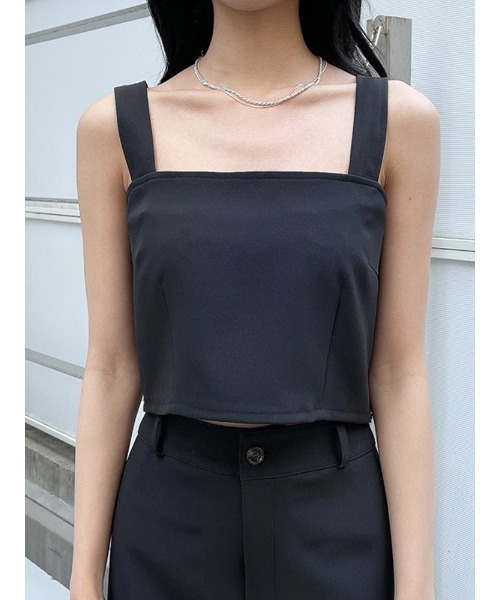 ENVYM（アンビー）の「クロップドビスチェ（その他トップス・レディース・ブラック/ピンク/アイボリー・FREE）」の10枚目の写真