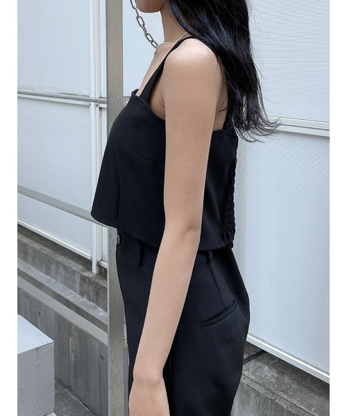 ENVYM（アンビー）の「クロップドビスチェ（その他トップス・レディース・ブラック/ピンク/アイボリー・FREE）」の11枚目の写真