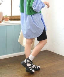 NOFALL | 厚底トラックソールグラディエーターサンダル(サンダル)