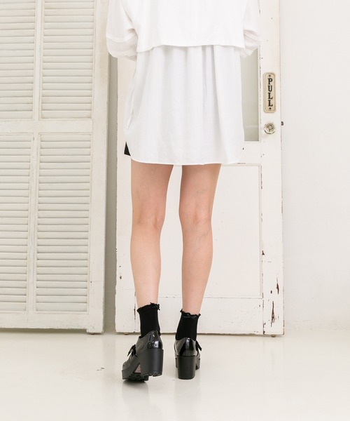 attagirl(アタガール)の「厚底ハートリングベルトブーティー(ドレスシューズ・レディース・ホワイト系その他/ブラック系その他・S/M/L/LL/3L)」の11枚目の写真