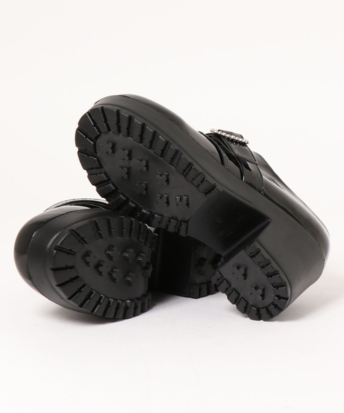 attagirl(アタガール)の「厚底ハートリングベルトブーティー(ドレスシューズ・レディース・ホワイト系その他/ブラック系その他・S/M/L/LL/3L)」の13枚目の写真