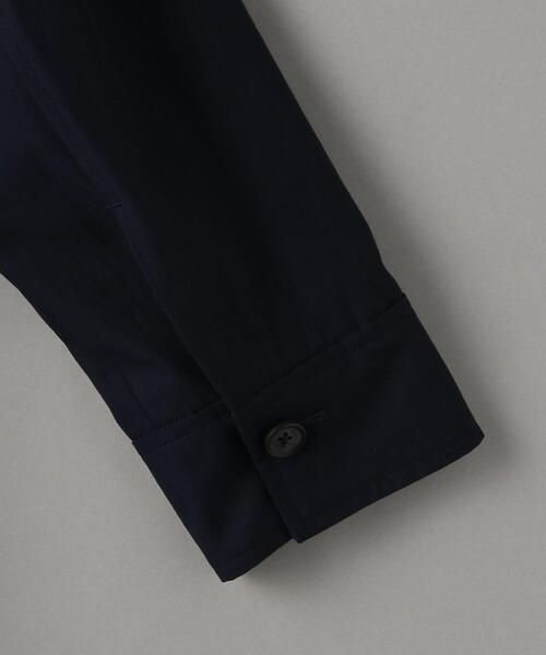 美品 ユナイテッドアローズ ノーカラーコート カシミヤ 黒 ベルト M相当 UNITED ARROWS ポンディング 金ボタン ノーカラージャケット 黒
