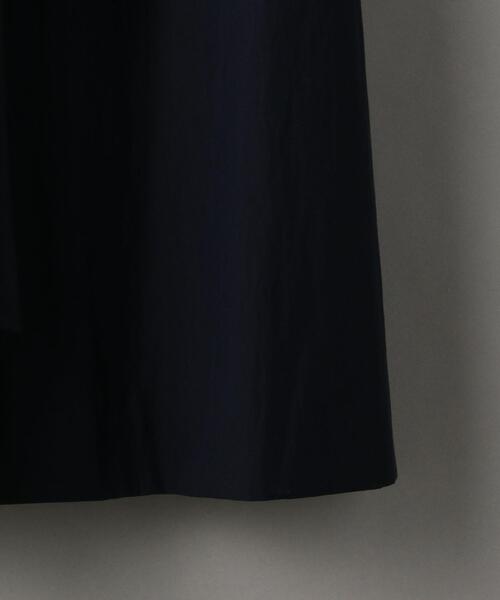 BEAUTY&YOUTH UNITED ARROWS（ビューティーアンドユースユナイテッドアローズ）の「BY ツイル ノーカラー ベルト コート（ノーカラーコート・レディース・ネイビー/ライム/ナチュラル・S/M）」の12枚目の写真