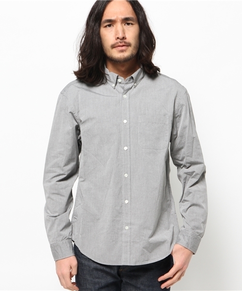 AMERICAN RAG CIE（アメリカンラグシー）の「AMERICAN RAG CIE　80/2ｼｬﾝﾌﾞﾚｰｼｬﾂ/107-ANB-M151-SH022（シャツ/ブラウス・メンズ・オフホワイト/サックスブルー/グレー・1/2/3）」の10枚目の写真